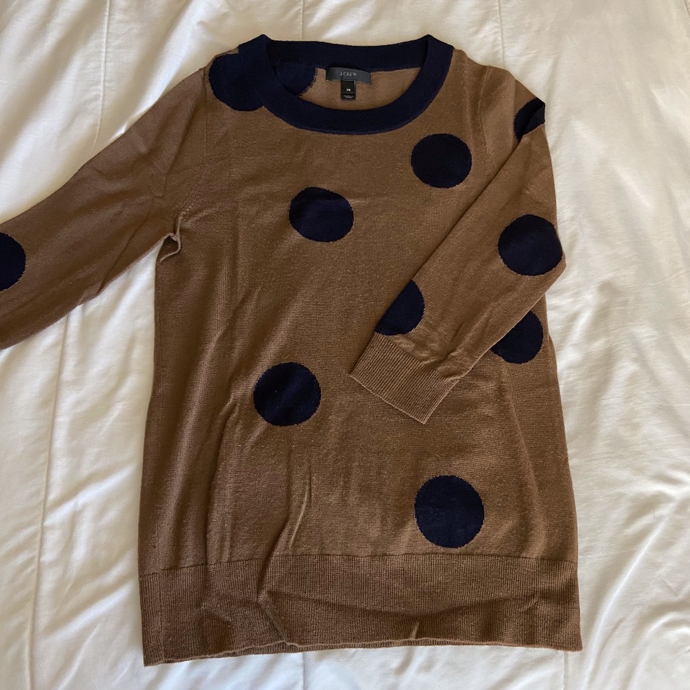 J. Crew Tippi Sweater merino wool JCREW shirt XS XXS 0 2